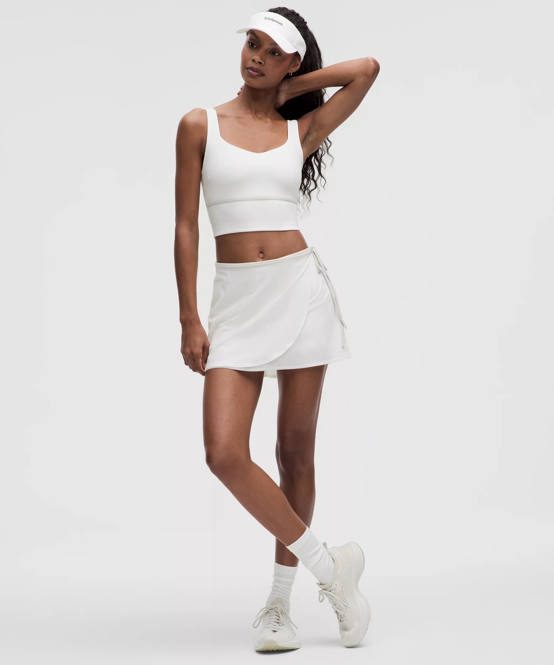Wrap-Front Mid-Rise Tennis Skirt - 7