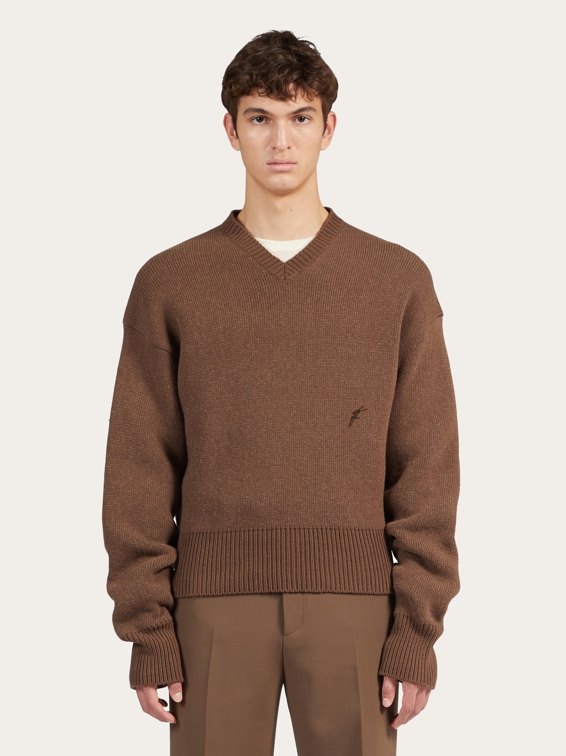 V-neck sweater - 2