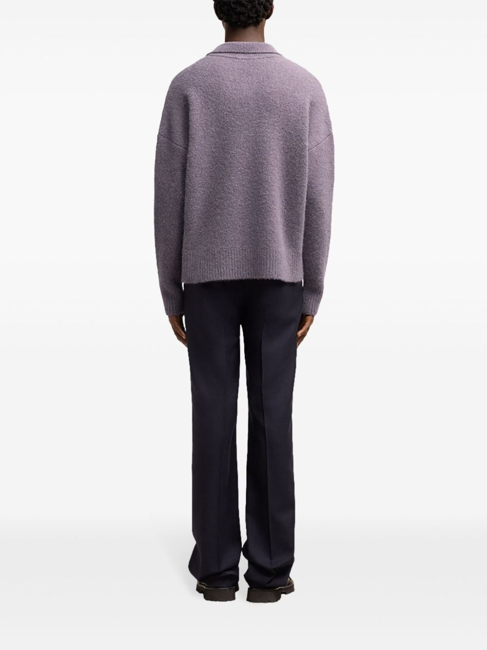 Ami De Coeur polo-collar jumper - 4