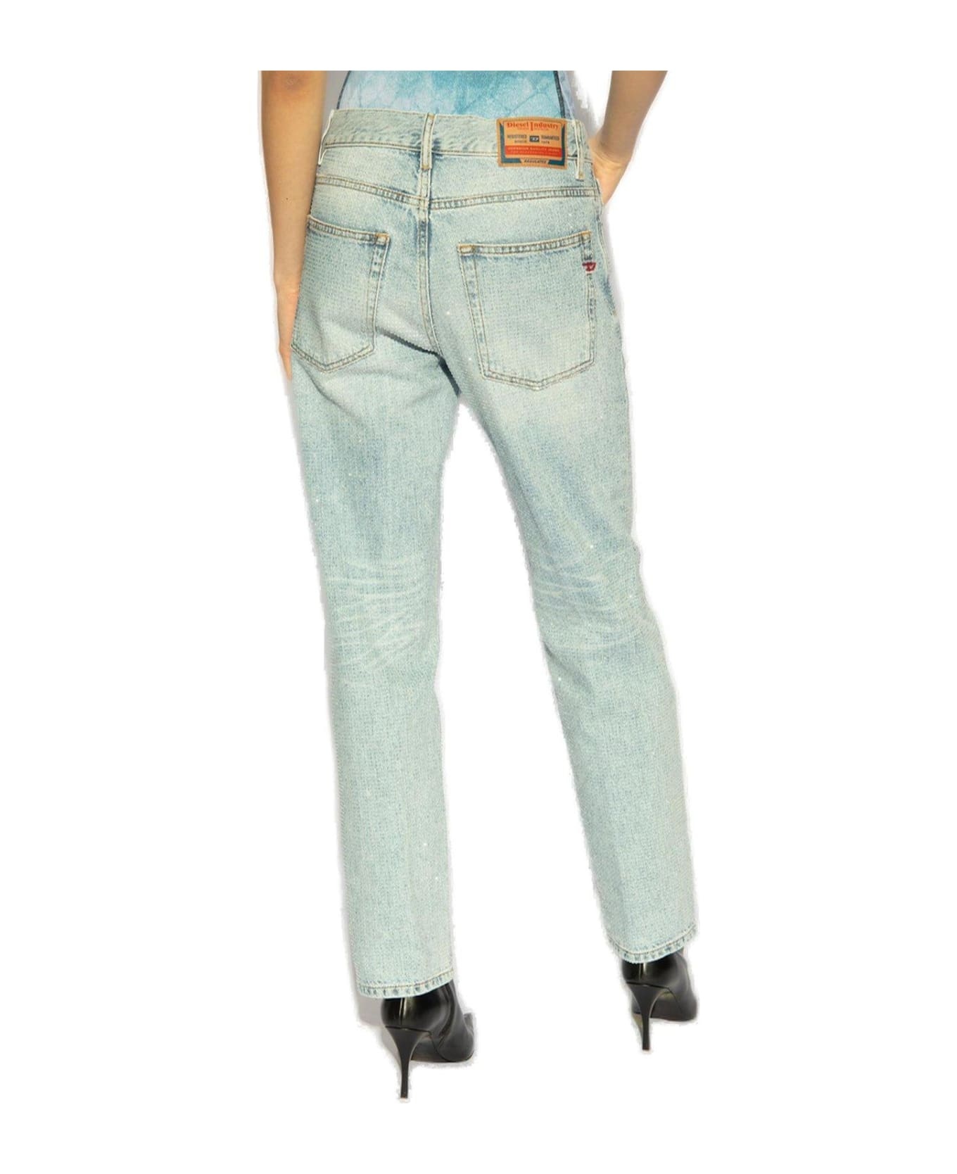 D-ark Logo-patch Straight-leg Jeans - 3