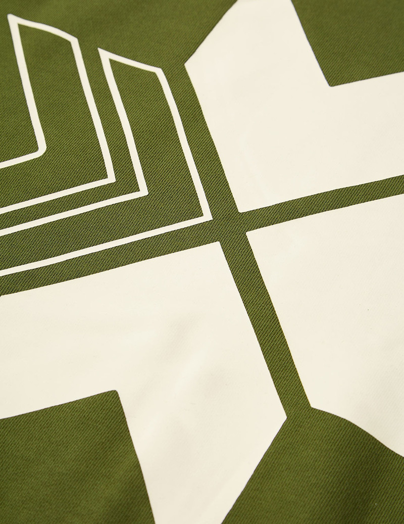 Color-blocking Seagull Print Hoodie 9