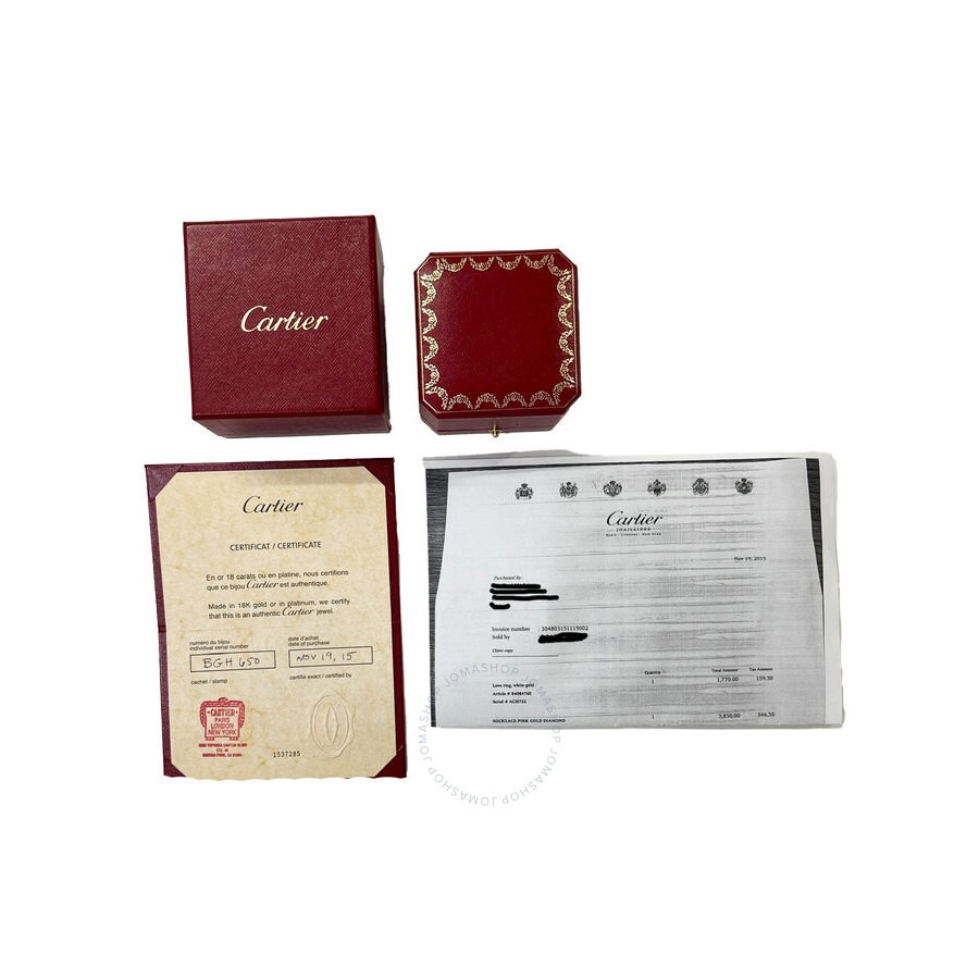 Pre-Owned Cartier Caresse d'Orchidees Ring in 18K White Gold 0.54 CTW - 5