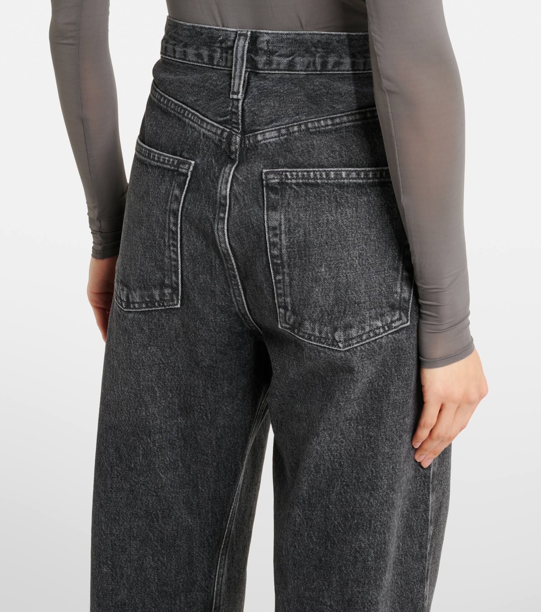 Kelly high-rise straight jeans - 6