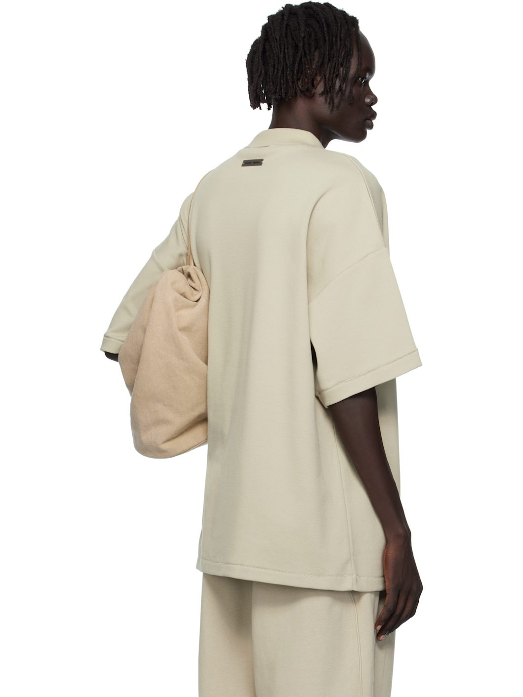 Taupe 90s Fit Piqué Short Sleeve Polo - 3