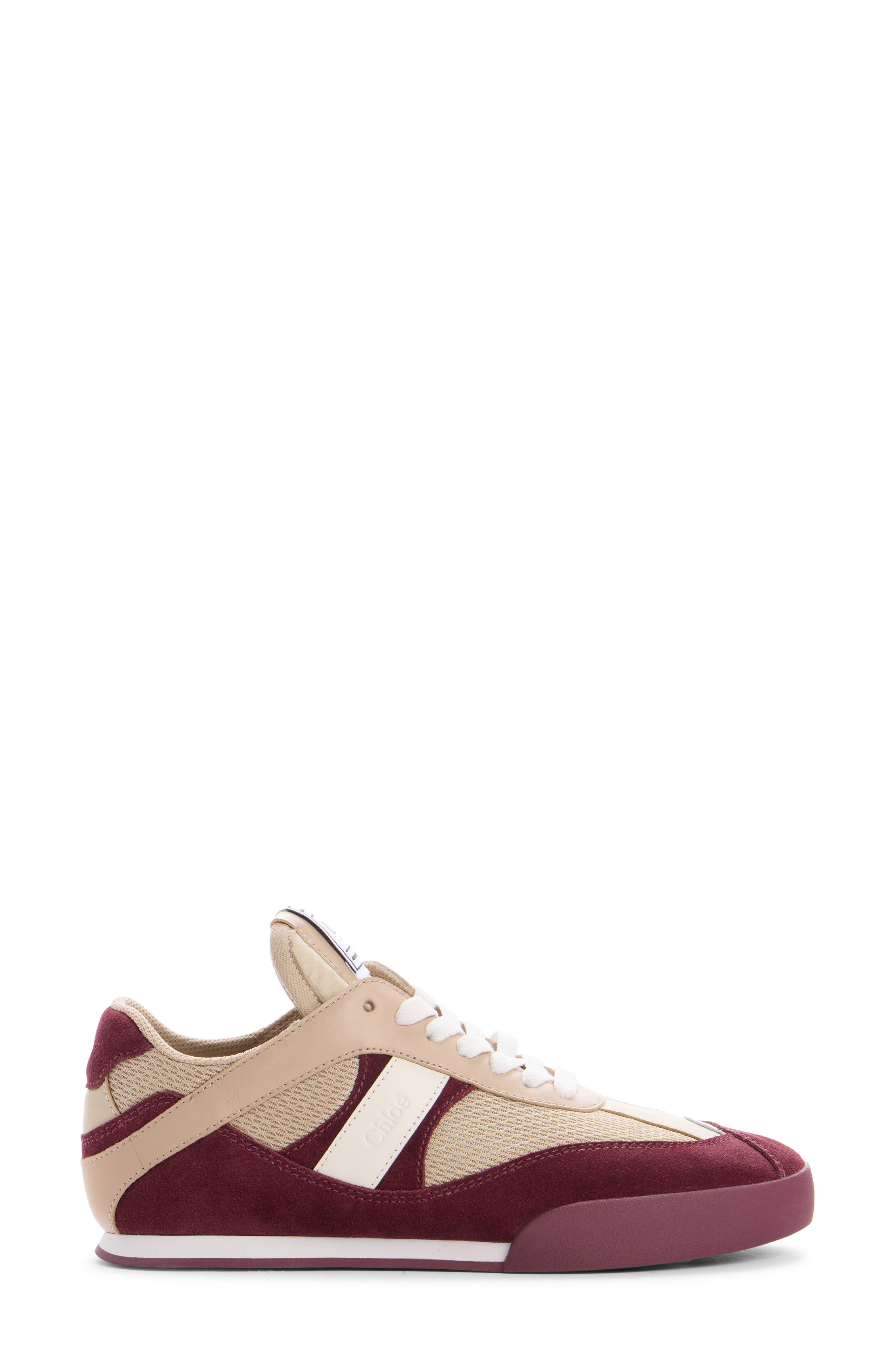 Chloé Kick Low Top Sneaker in Beige - 3