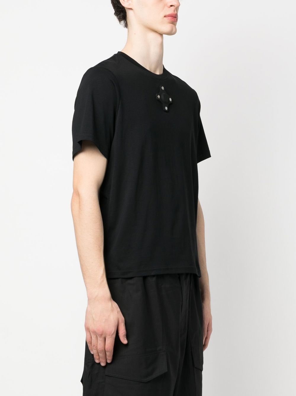 short-sleeve cotton T-shirt - 3