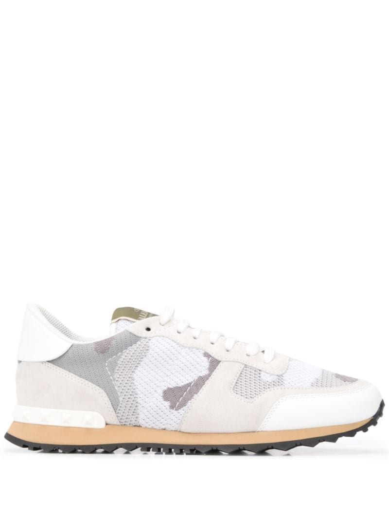 Valentino Rockrunner camouflage-print sneakers farfetch REVERSIBLE - Main Image