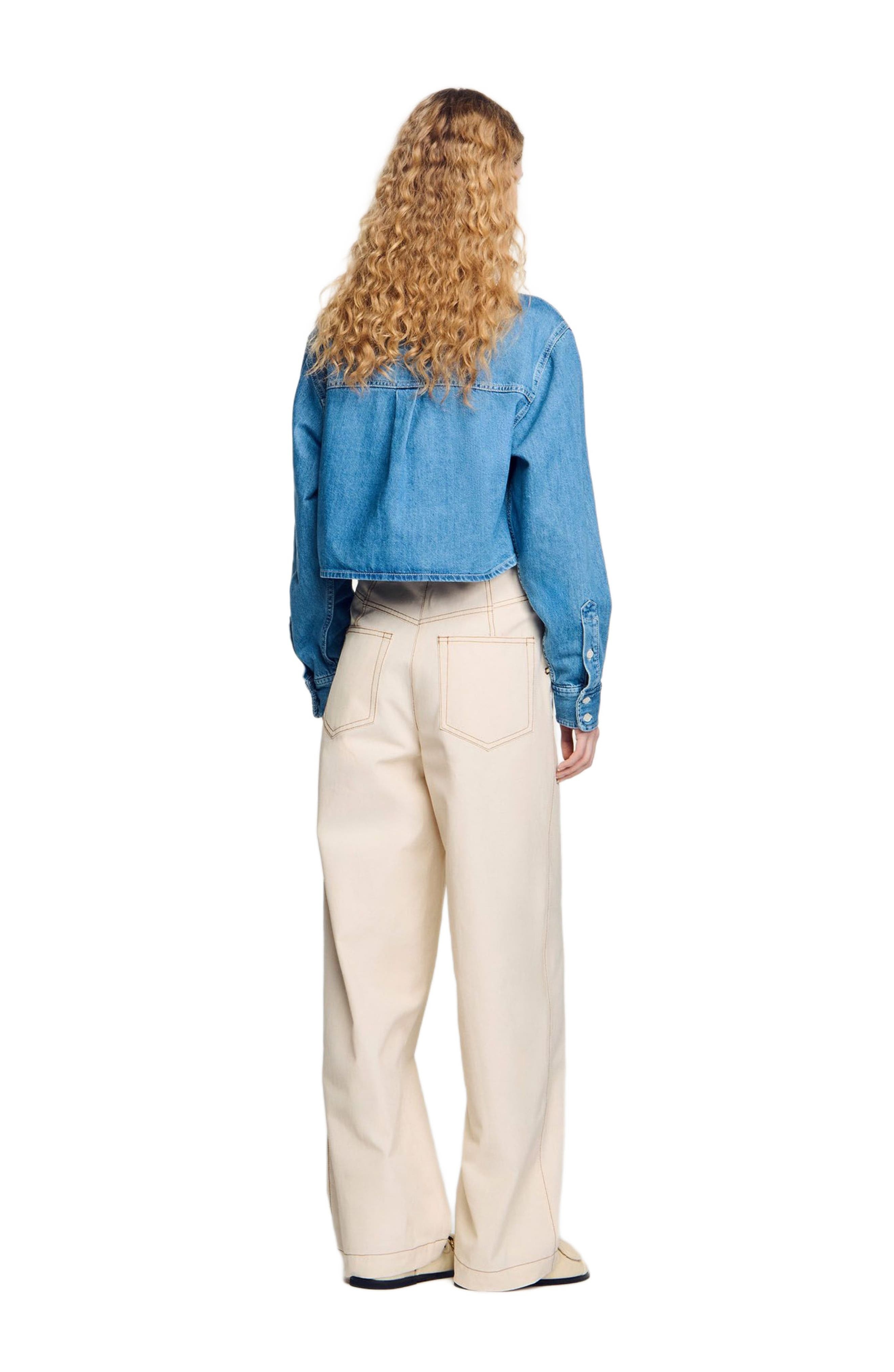 SANDRO Lace-up jeans at Nordstrom - 2