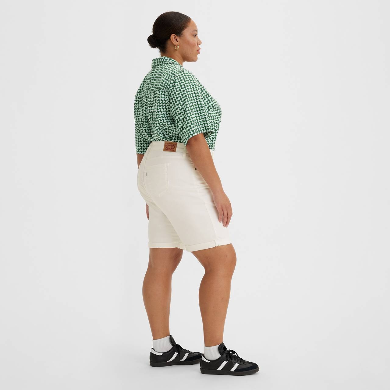 CLASSIC BERMUDA WOMEN'S SHORTS (PLUS SIZE) - 2