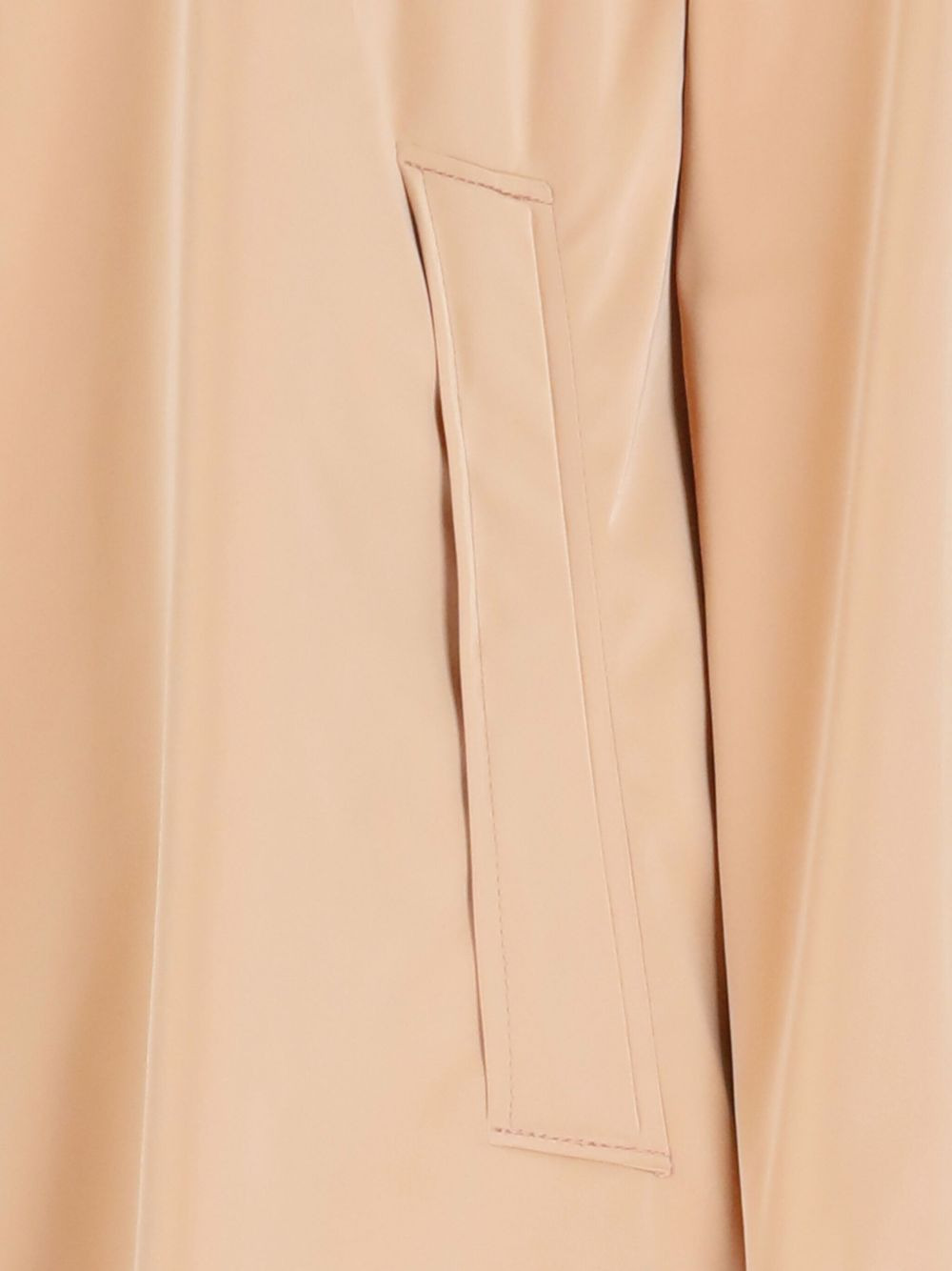 hooded snap-button rain coat - 3