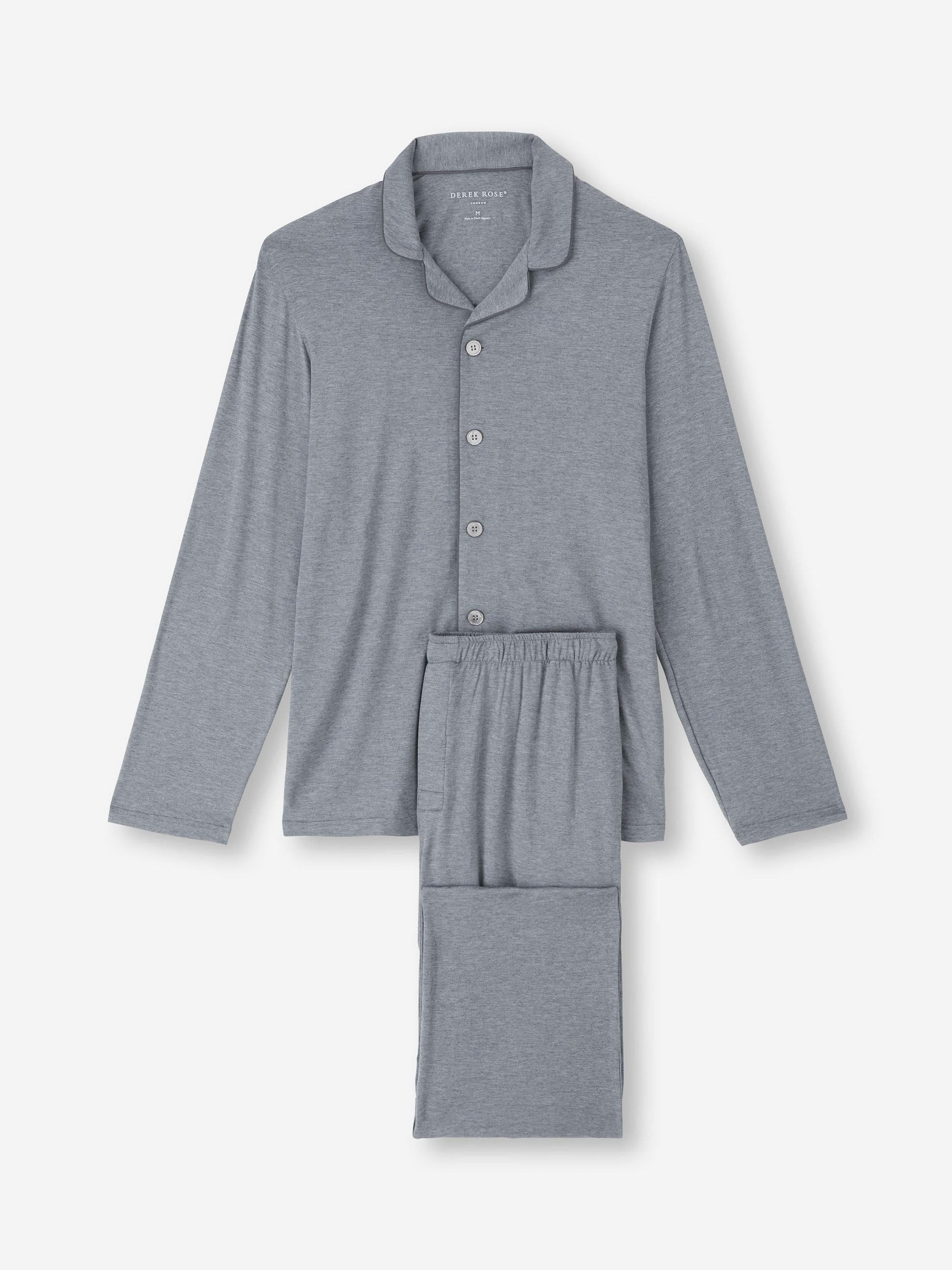 Men's Pajamas Marlowe Micro Modal Stretch Charcoal - 2