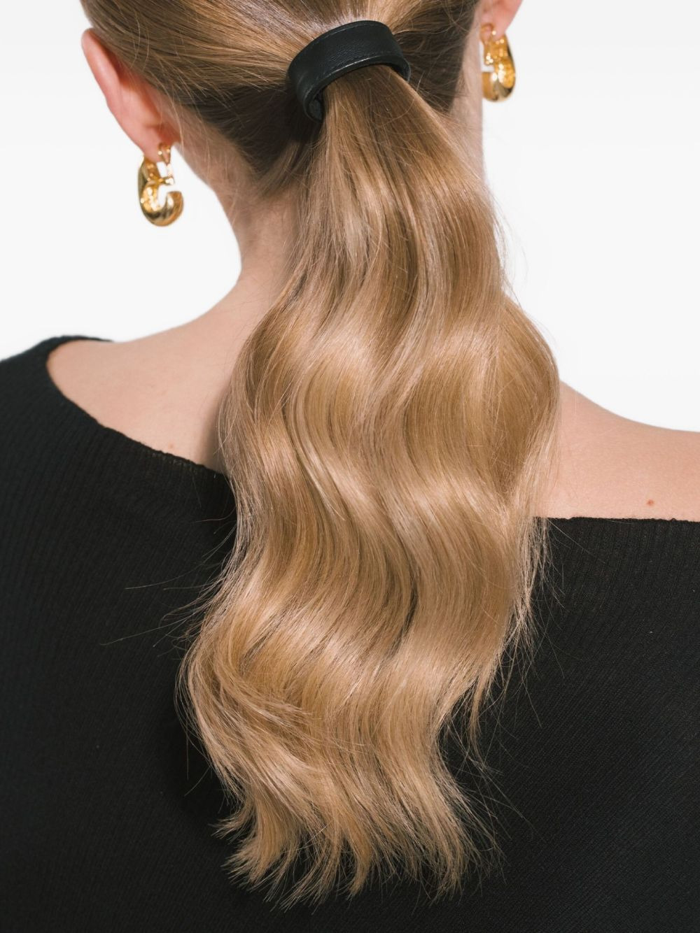 mini leather hair accessories - 4