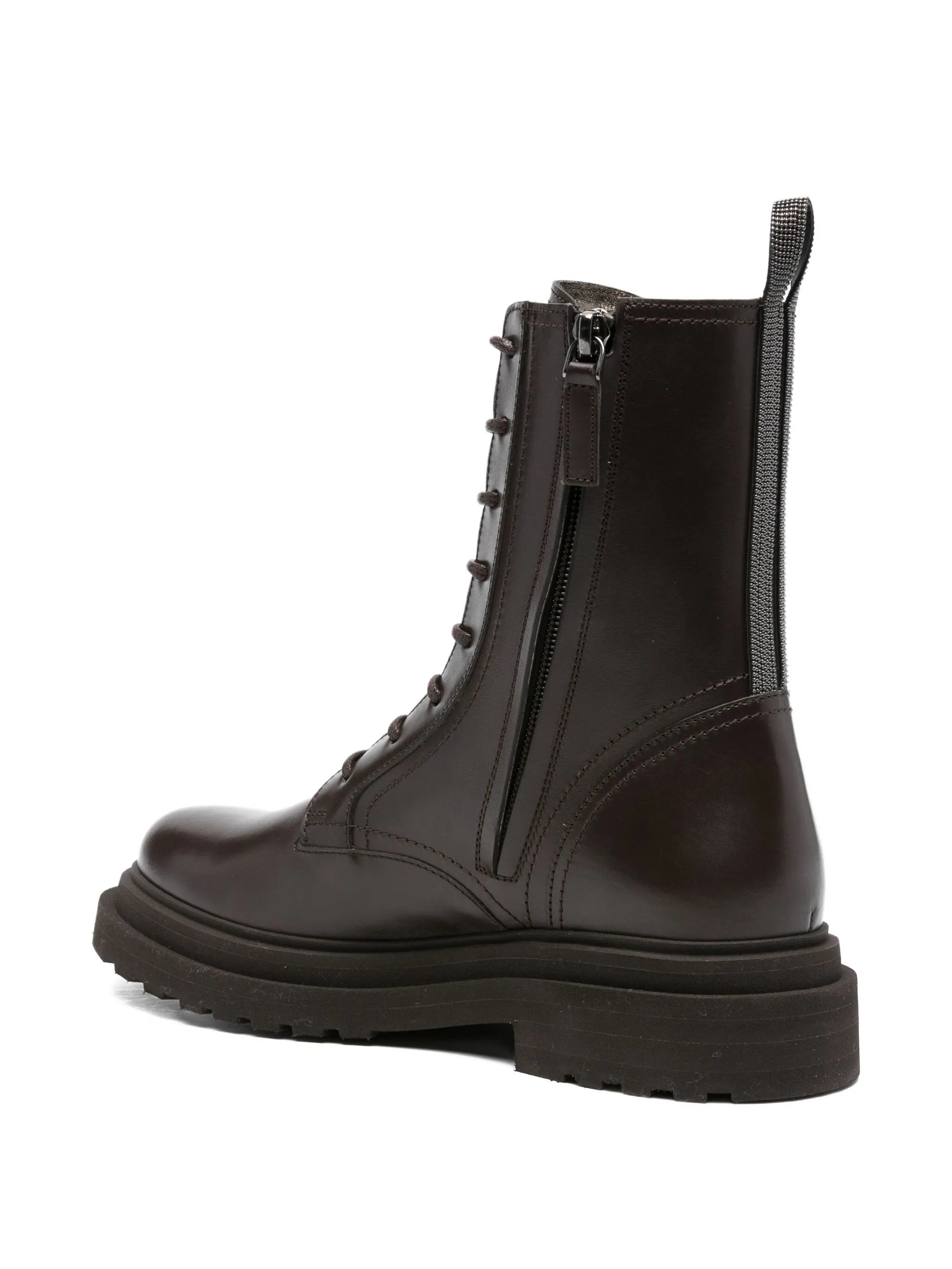 Brunello Cucinelli Lace-up Platform Combat Boots - 2
