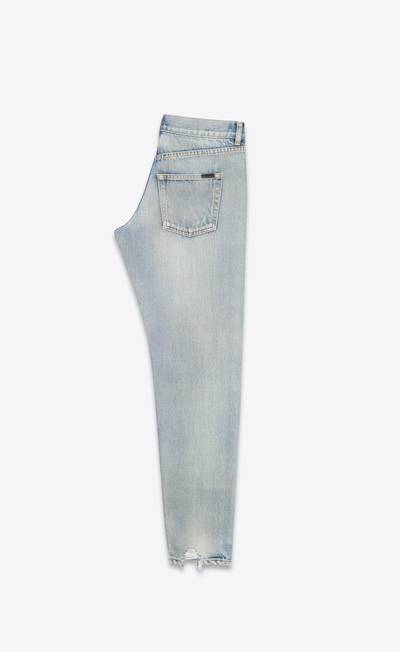 SAINT LAURENT boyfriend jeans in 80's vintage blue denim outlook