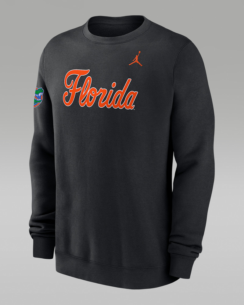 Florida Sideline Club Men's Jordan Brand College Pullover Crew 1