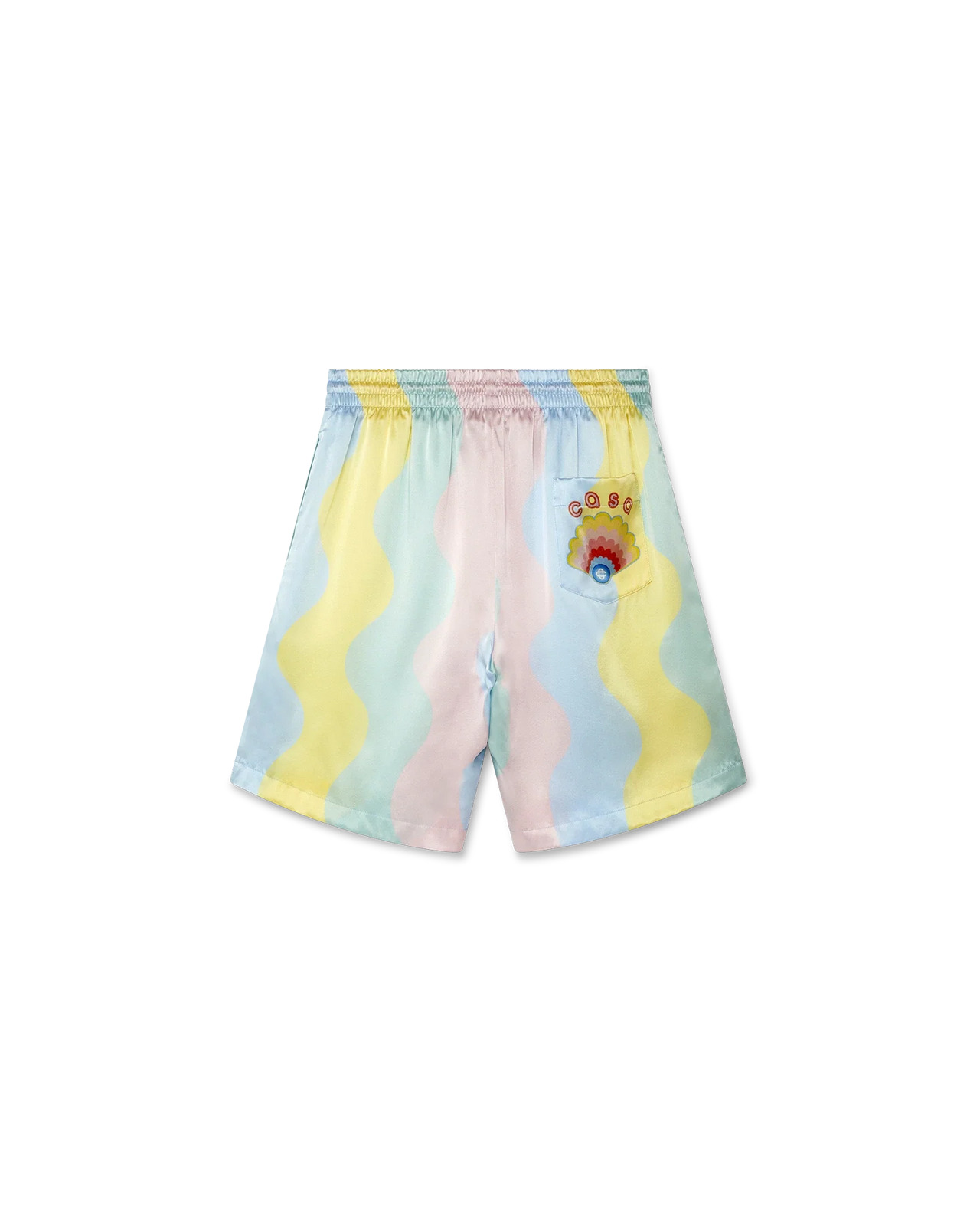 Casa Shell Wave Silk Shorts - 2