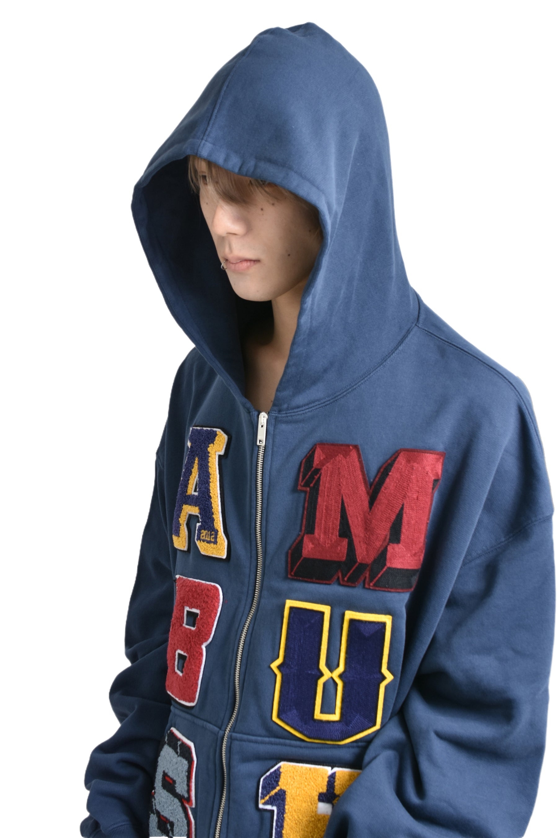 ZIP UP SWEATSHIRT INSIGNIA BLUE INSIGNIA / NVY - 4