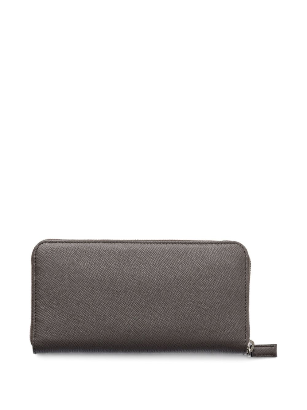textured zip-around wallet - 2