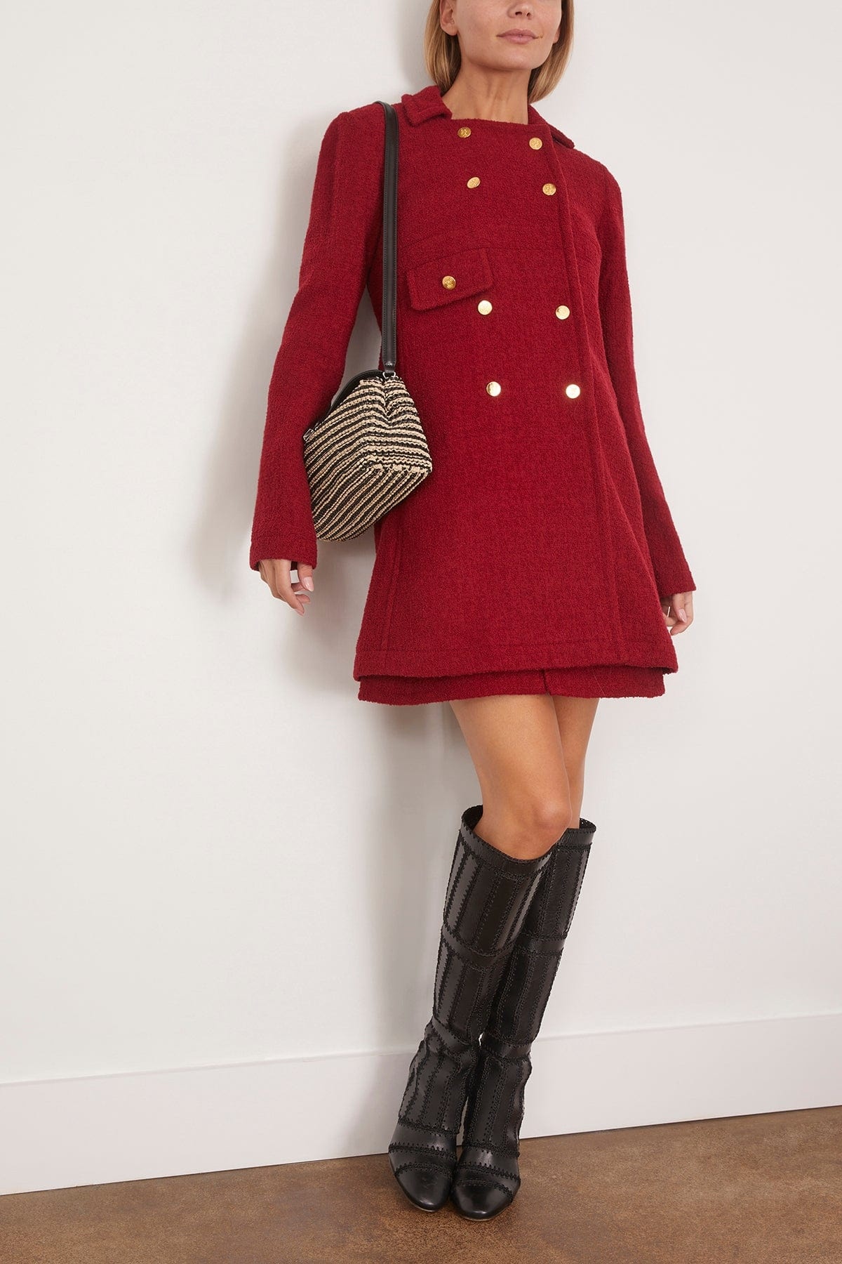 Coat in Titan Red - 2