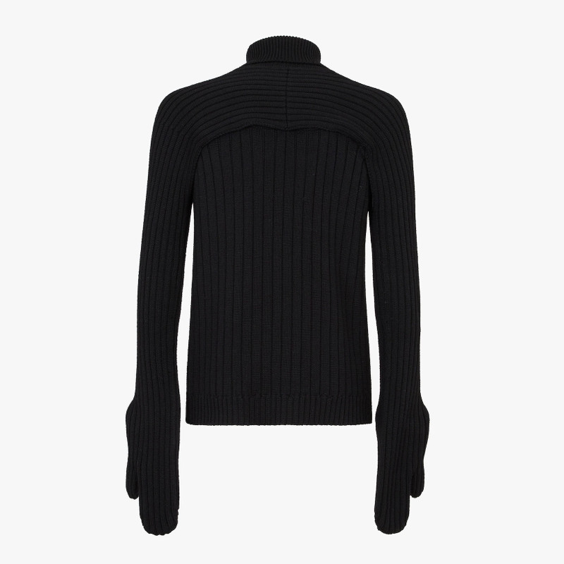 FENDI Black wool jumper outlook