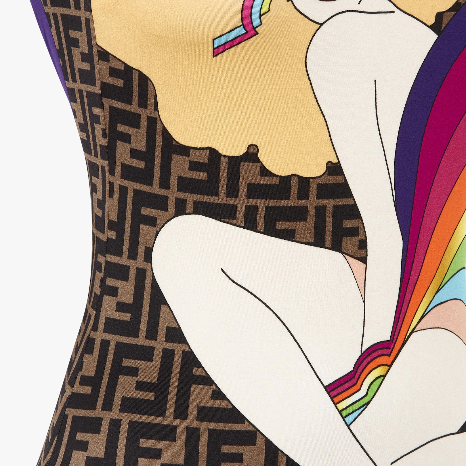 Multicolor Lycra® swimsuit - 3