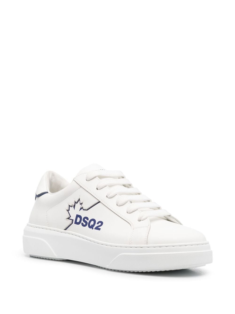 side logo-print low-top sneakers - 2
