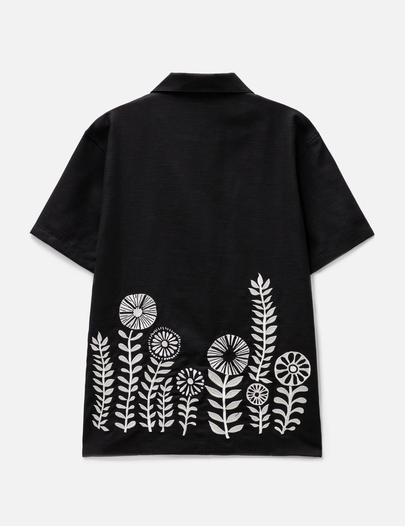 Andersson Bell MAY EMBROIDERY OPEN COLLAR SHIRT outlook