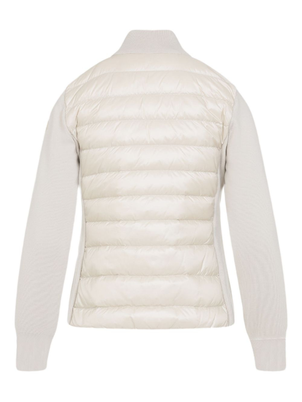 quilted knit-panel jacket - 2