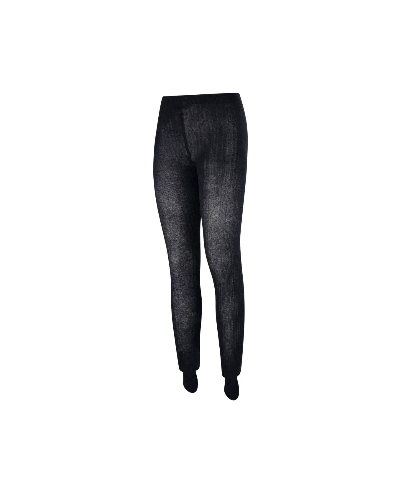 High Waist Knitted Tights - 3