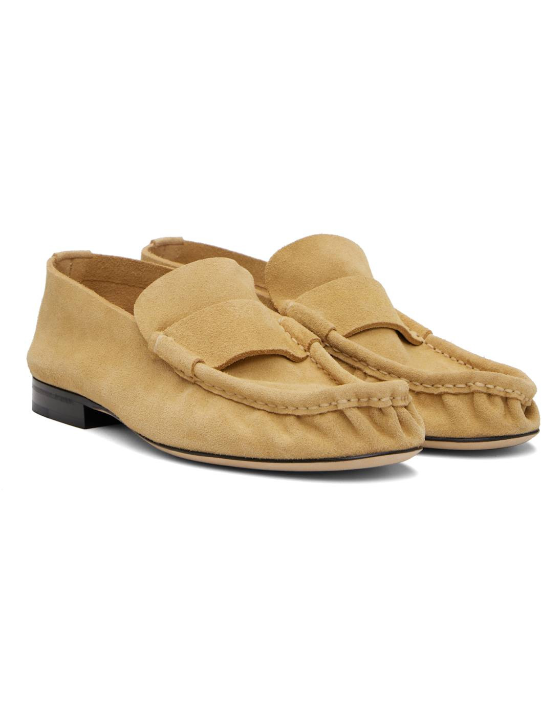 Tan Soft Loafers - 4
