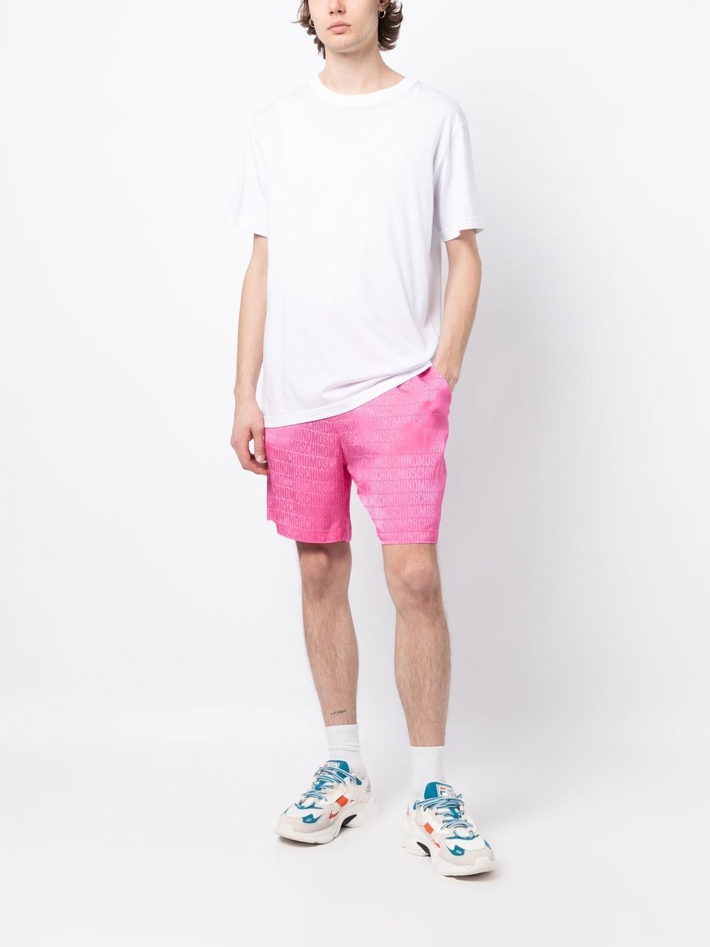 LOGO-PRINT SHORTS - 3