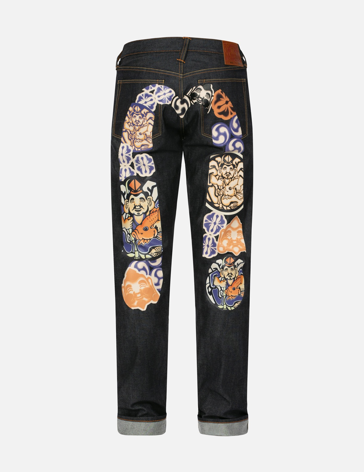GODHEAD AND KAMON DAICOCK PRINT CARROT FIT JEANS #2017 - 2