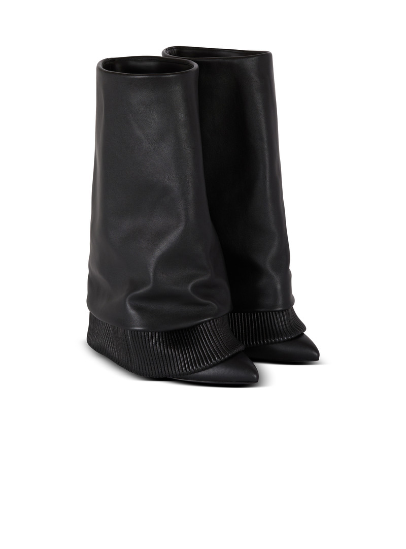 Calfskin trouser boots 2