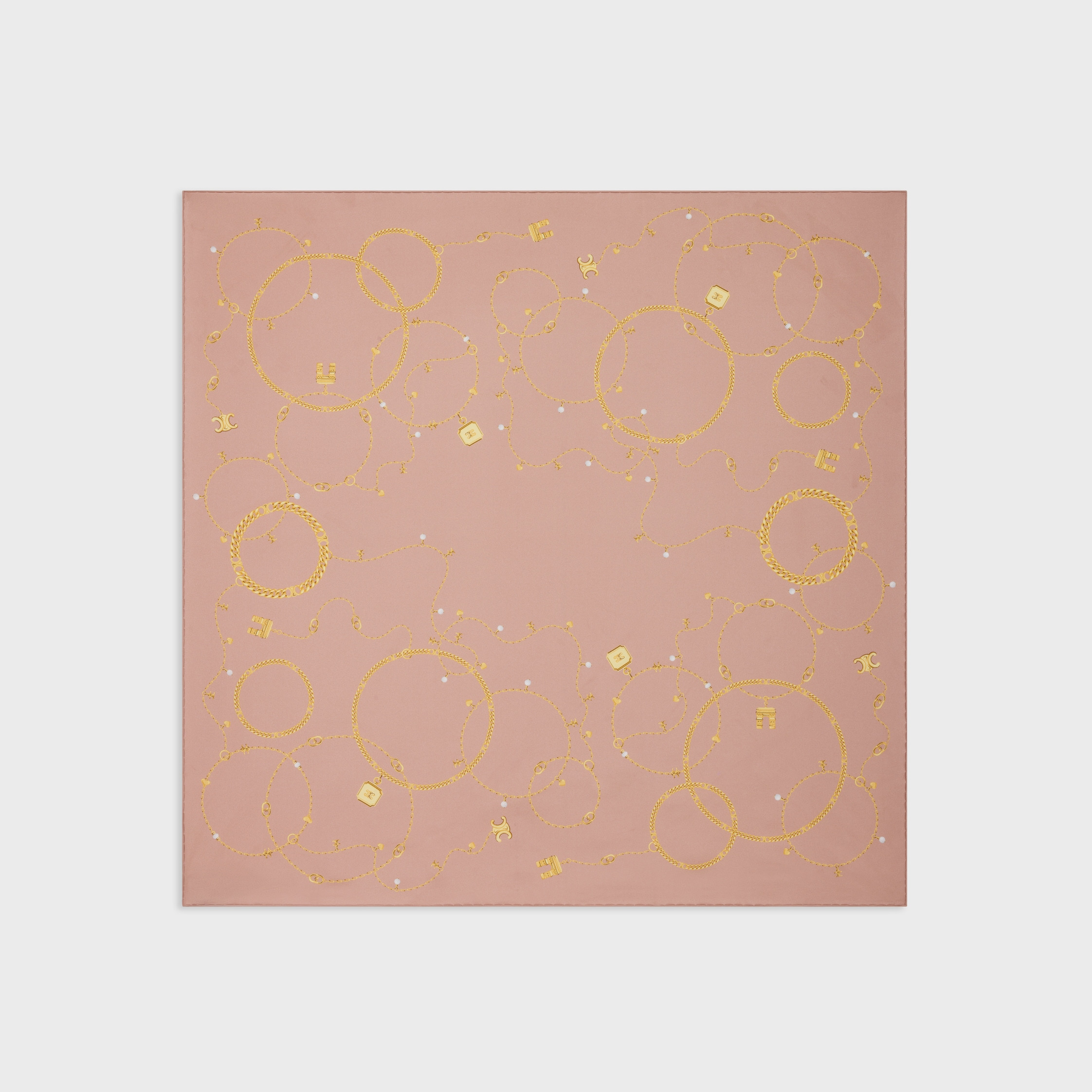 square in charms silk twill - 1