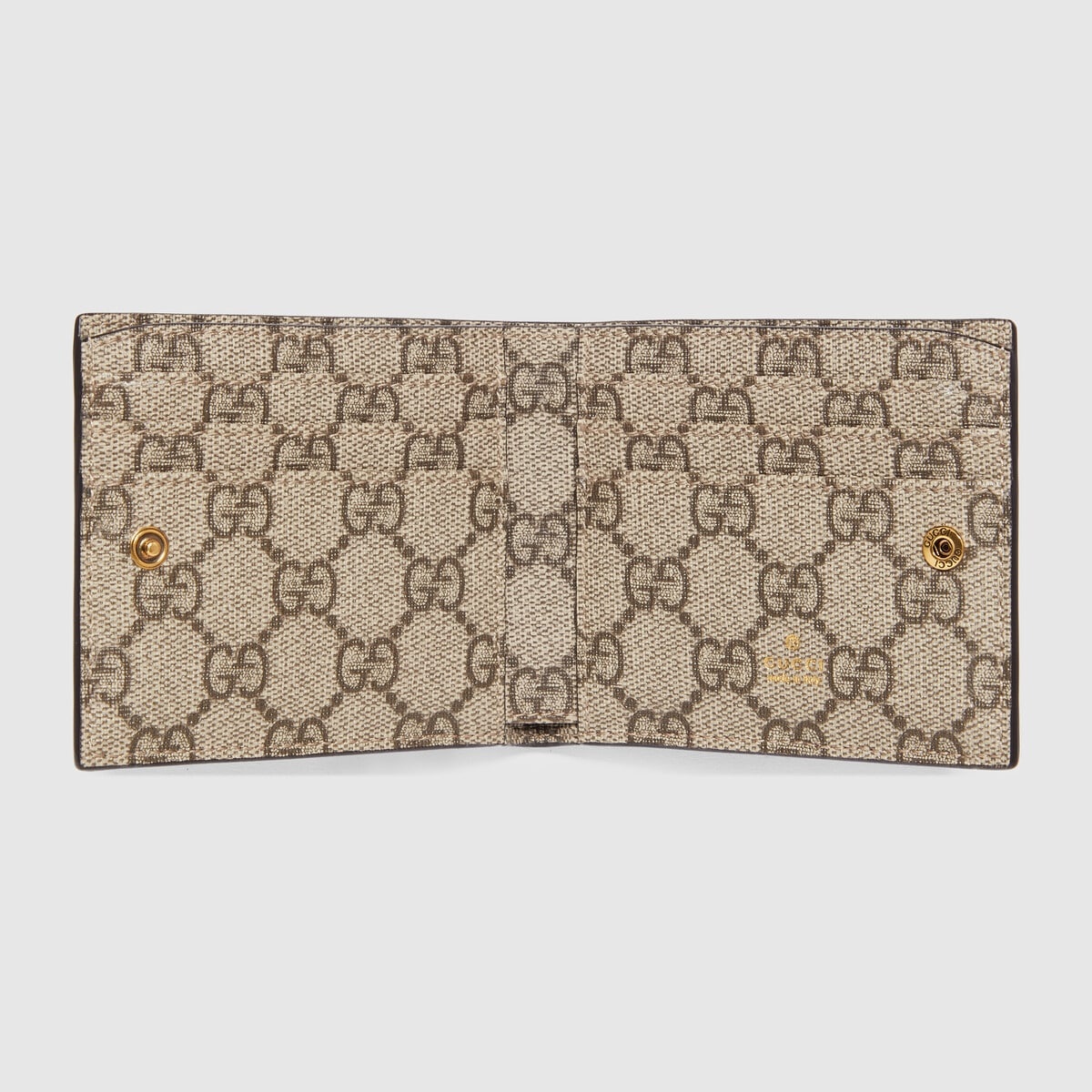 Mini GG canvas wallet - 2