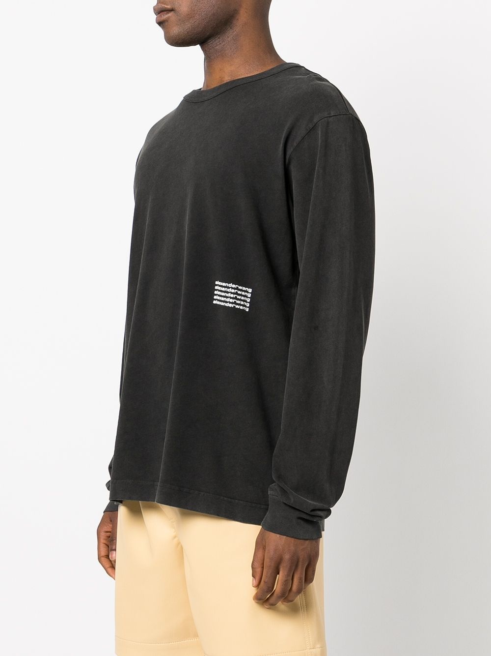 acid-wash T-shirt - 4