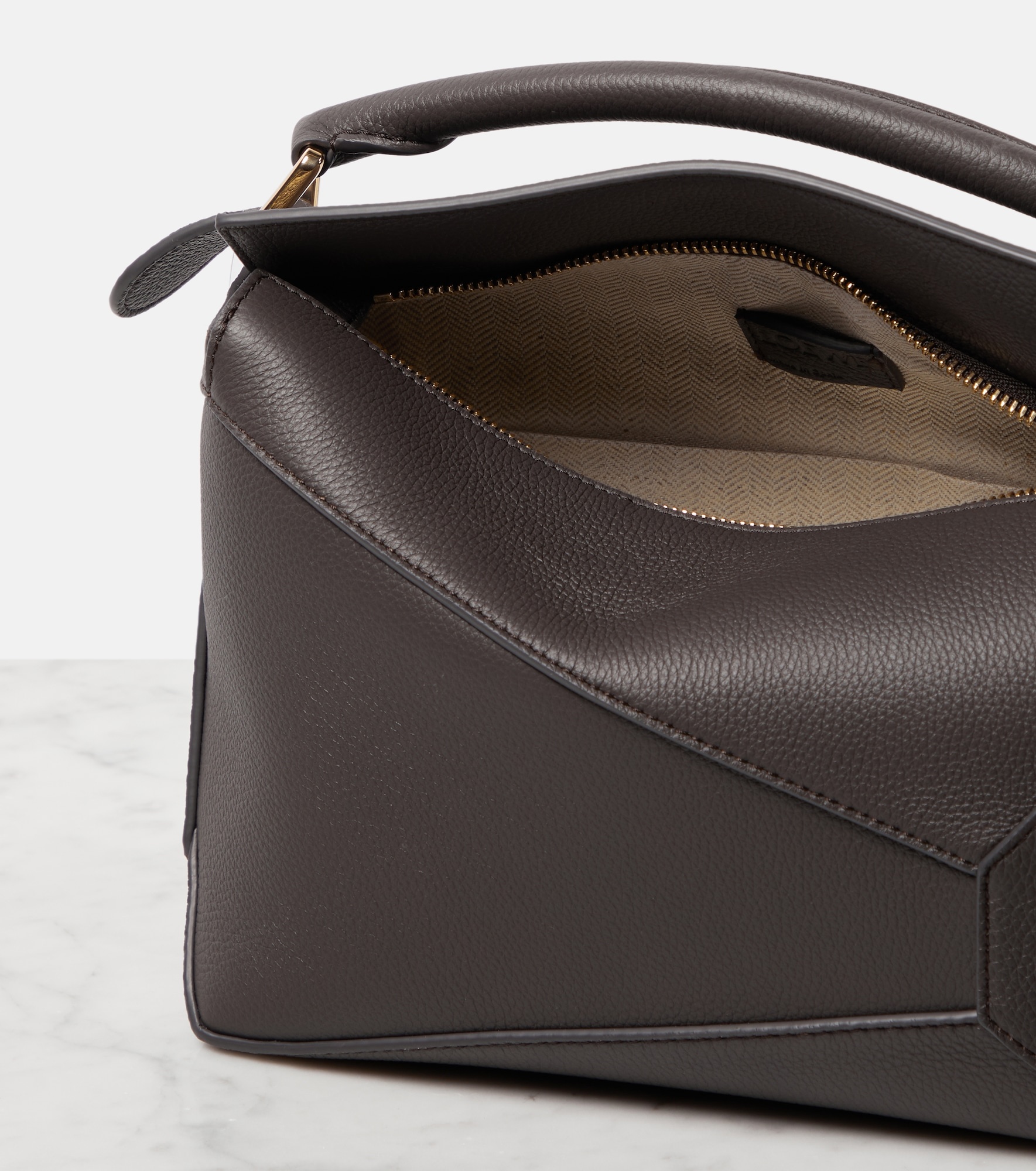 Puzzle Small leather shoulder bag - 3