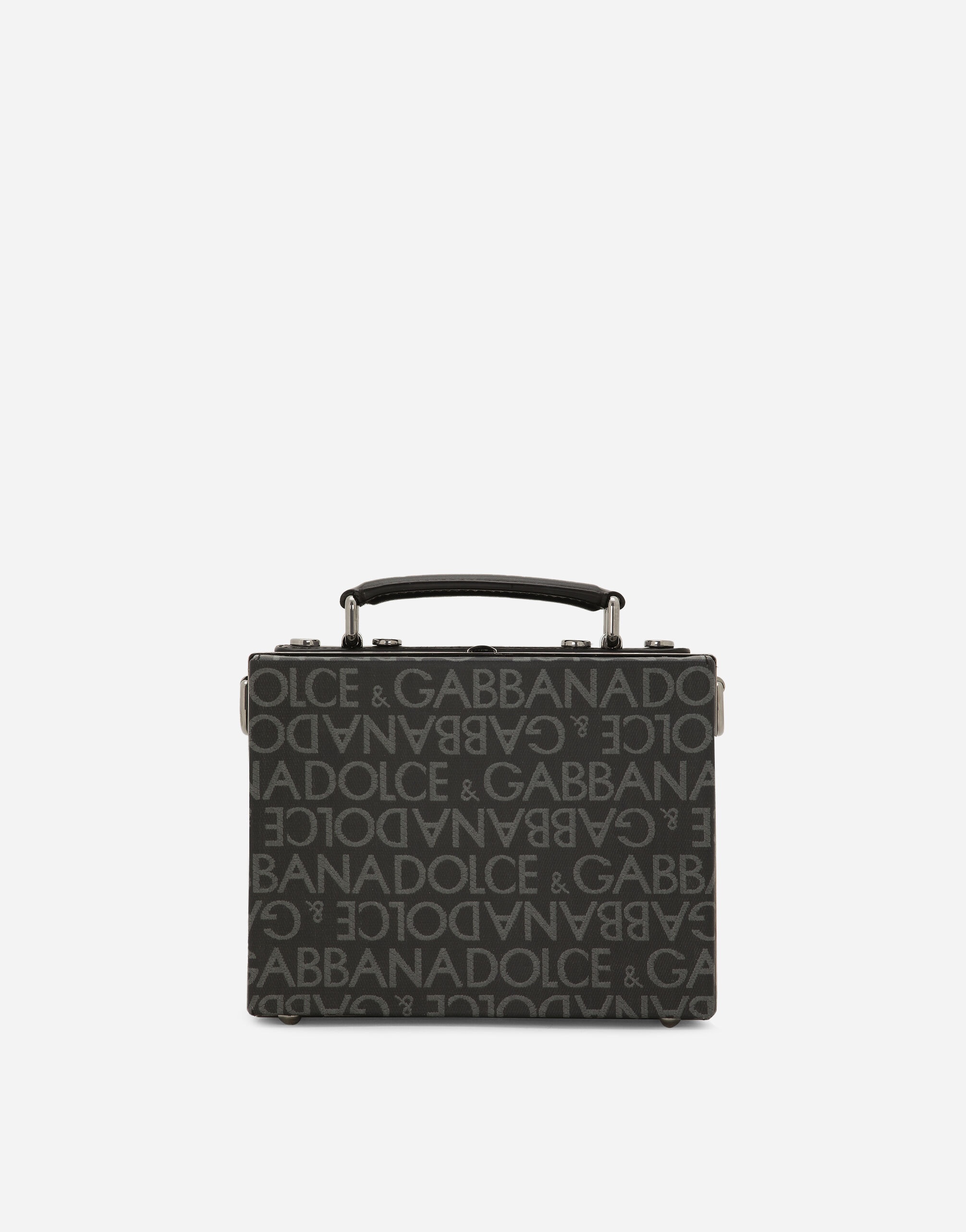 Coated jacquard box bag - 4