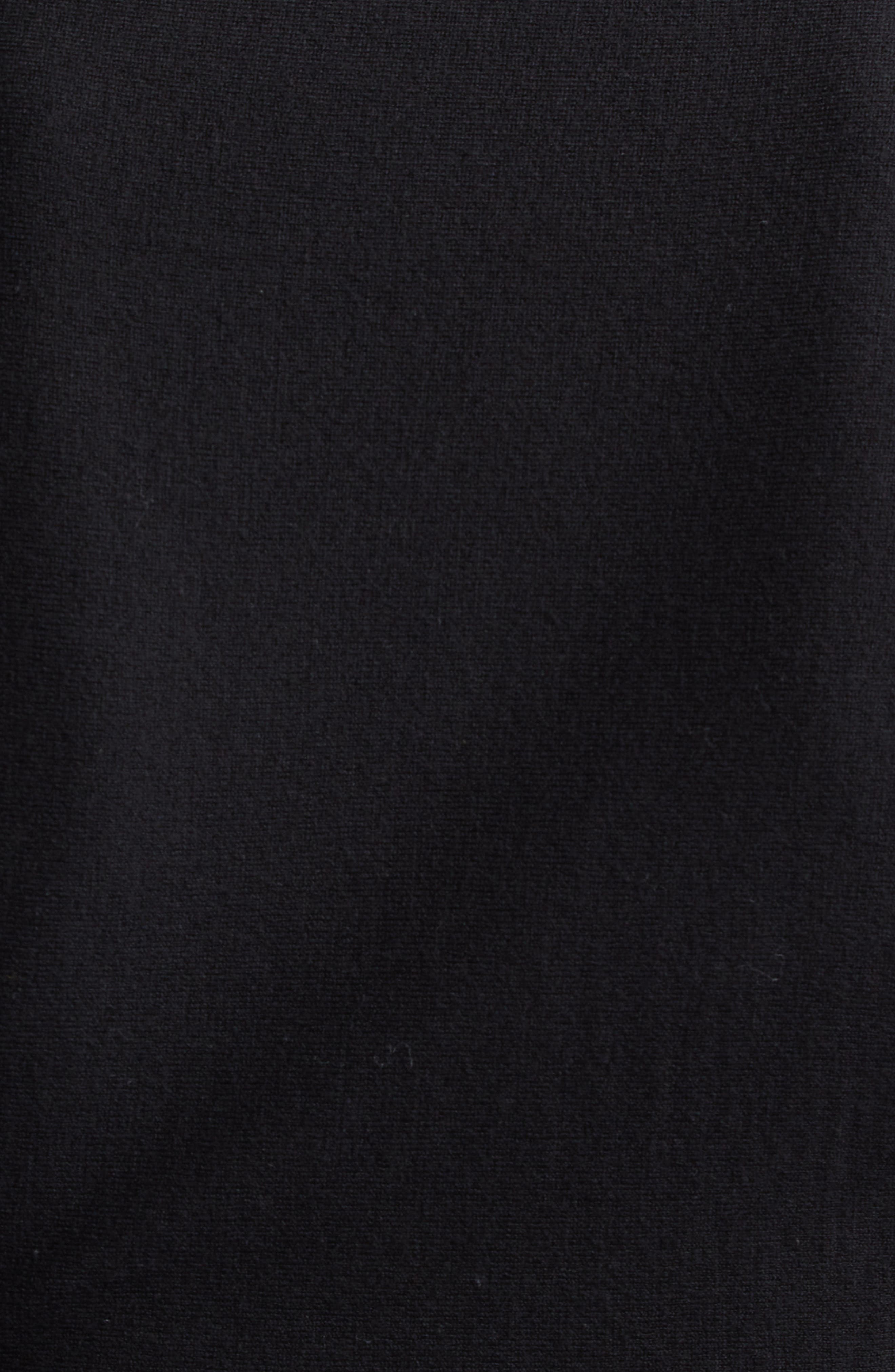 Alaïa Turtleneck Jersey Belted Dress in Noir Alaia at Nordstrom - 6