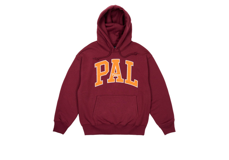 PALACE GAP HOOD BURGUNDY - 1
