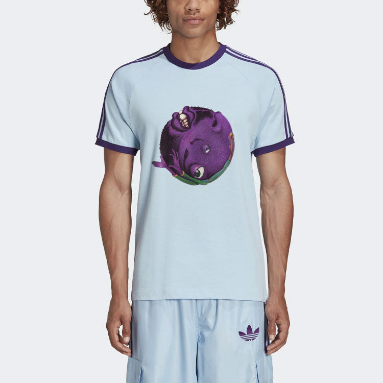 adidas originals Originals x Kerwin Frost Crossover Cartoon Pattern Printing Sports Short Sleeve Pin - 4