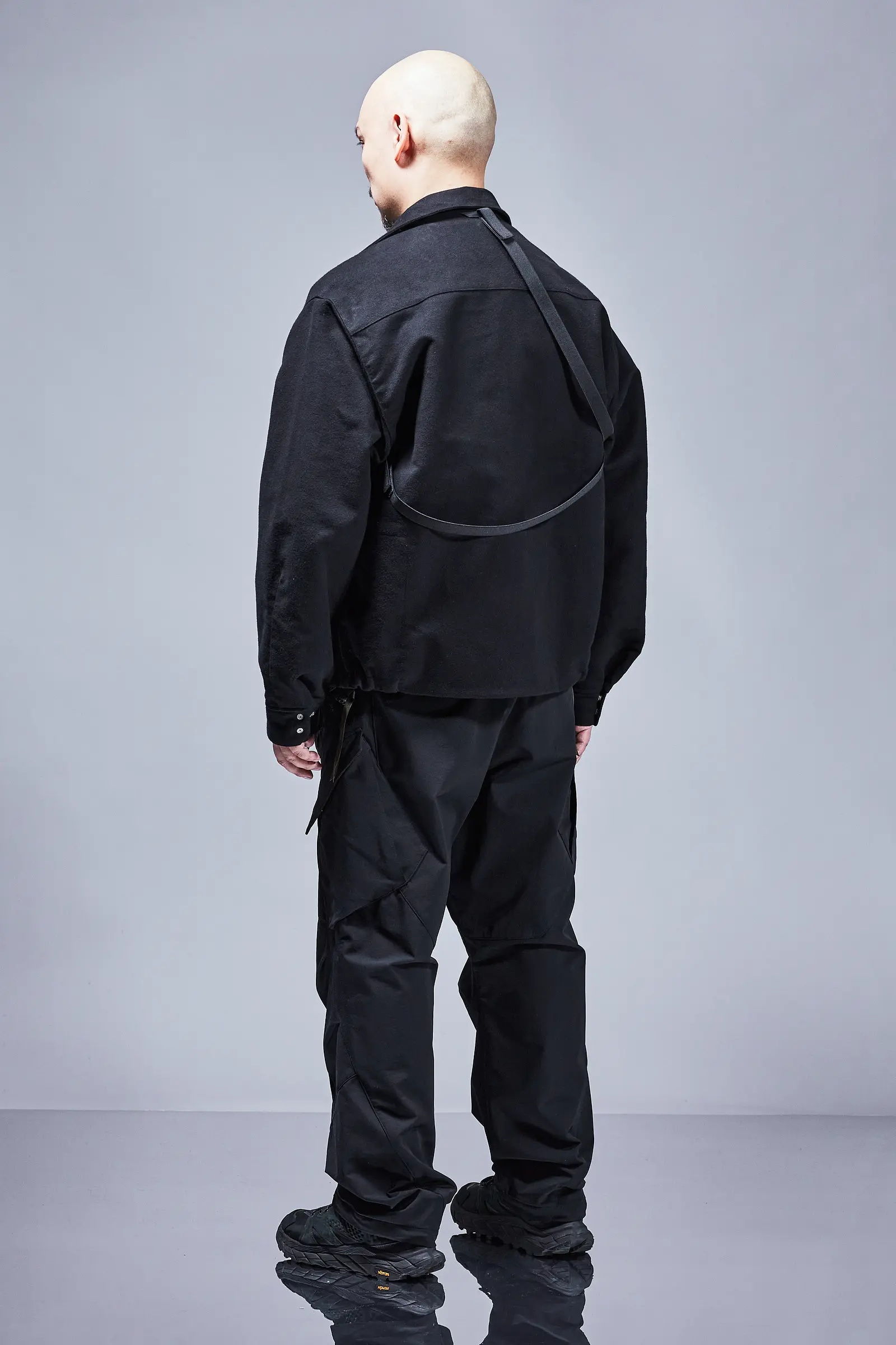 J121-KI Cotton Moleskin Jacket Black - 8