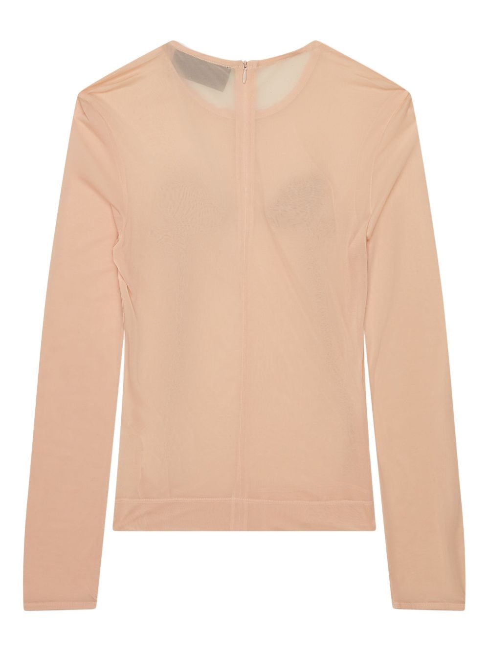 floral-embellished long-sleeve top - 2