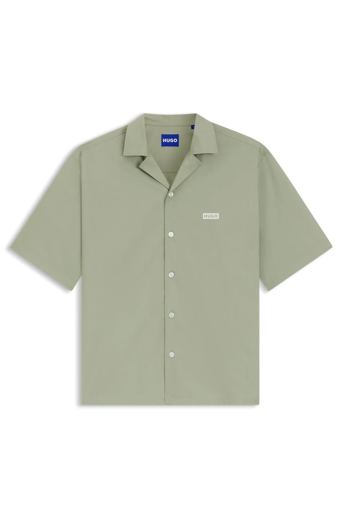 RELAXED-FIT SHIRT IN COTTON POPLIN - 1