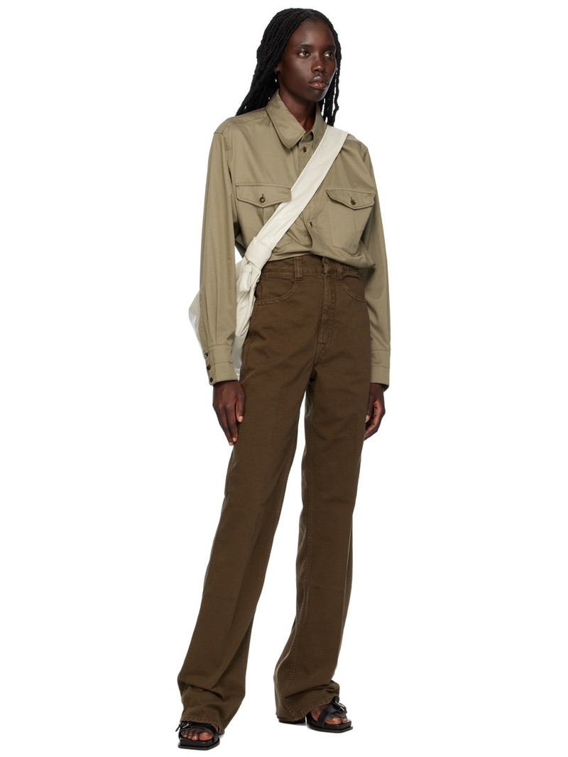 Lemaire Brown Western Shirt outlook