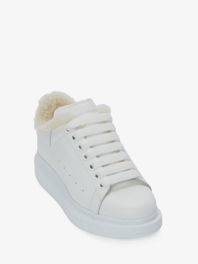 Alexander McQueen Oversized Sneaker in White outlook