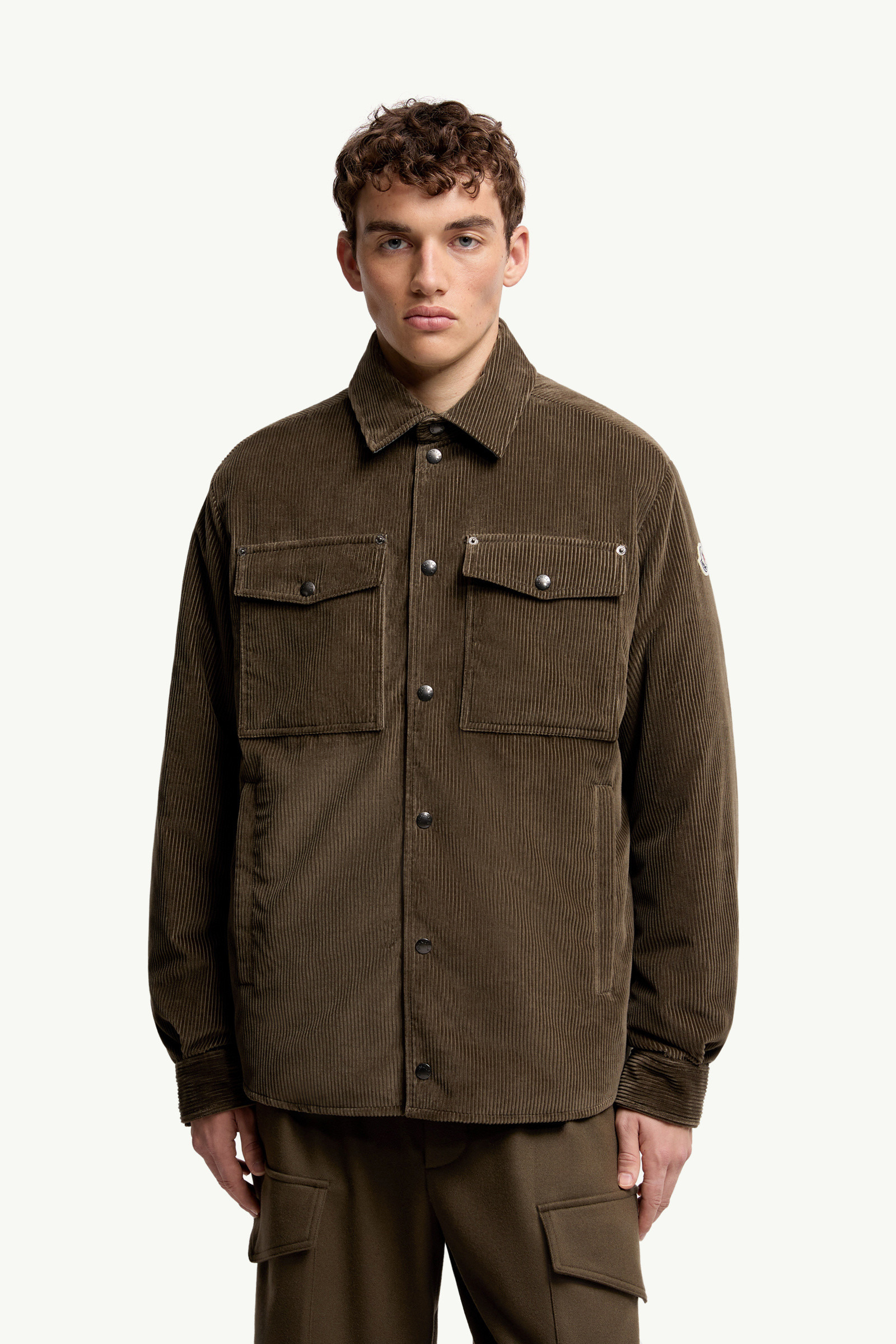 Ambroisie Corduroy Down Shirt Jacket - 3