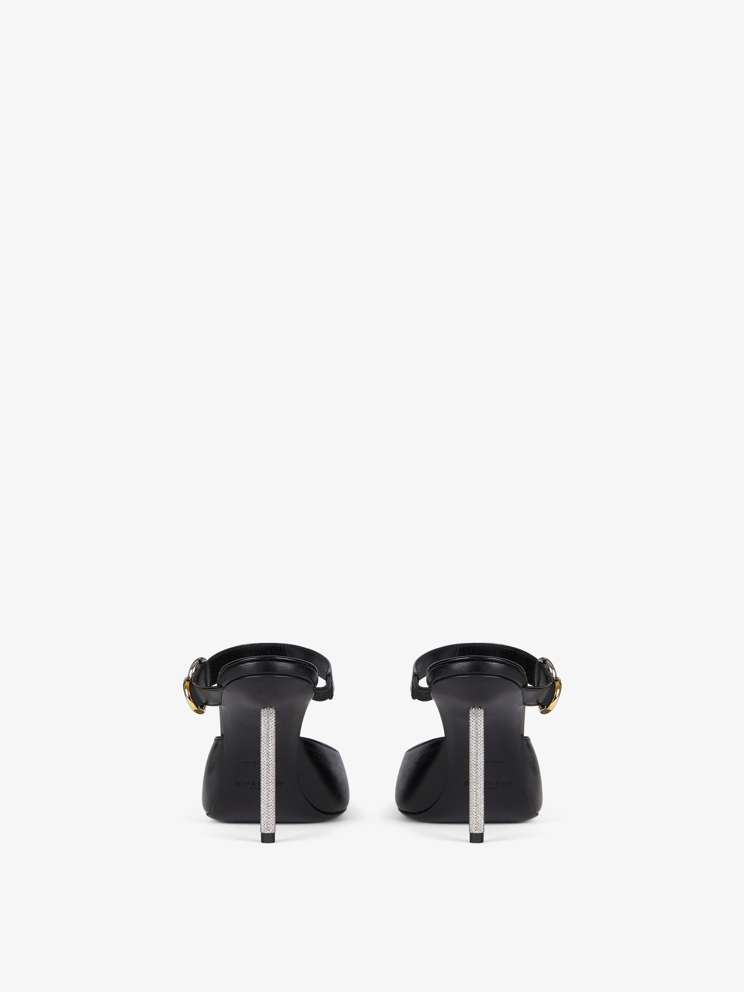 VOYOU SLINGBACKS IN LEATHER - 6