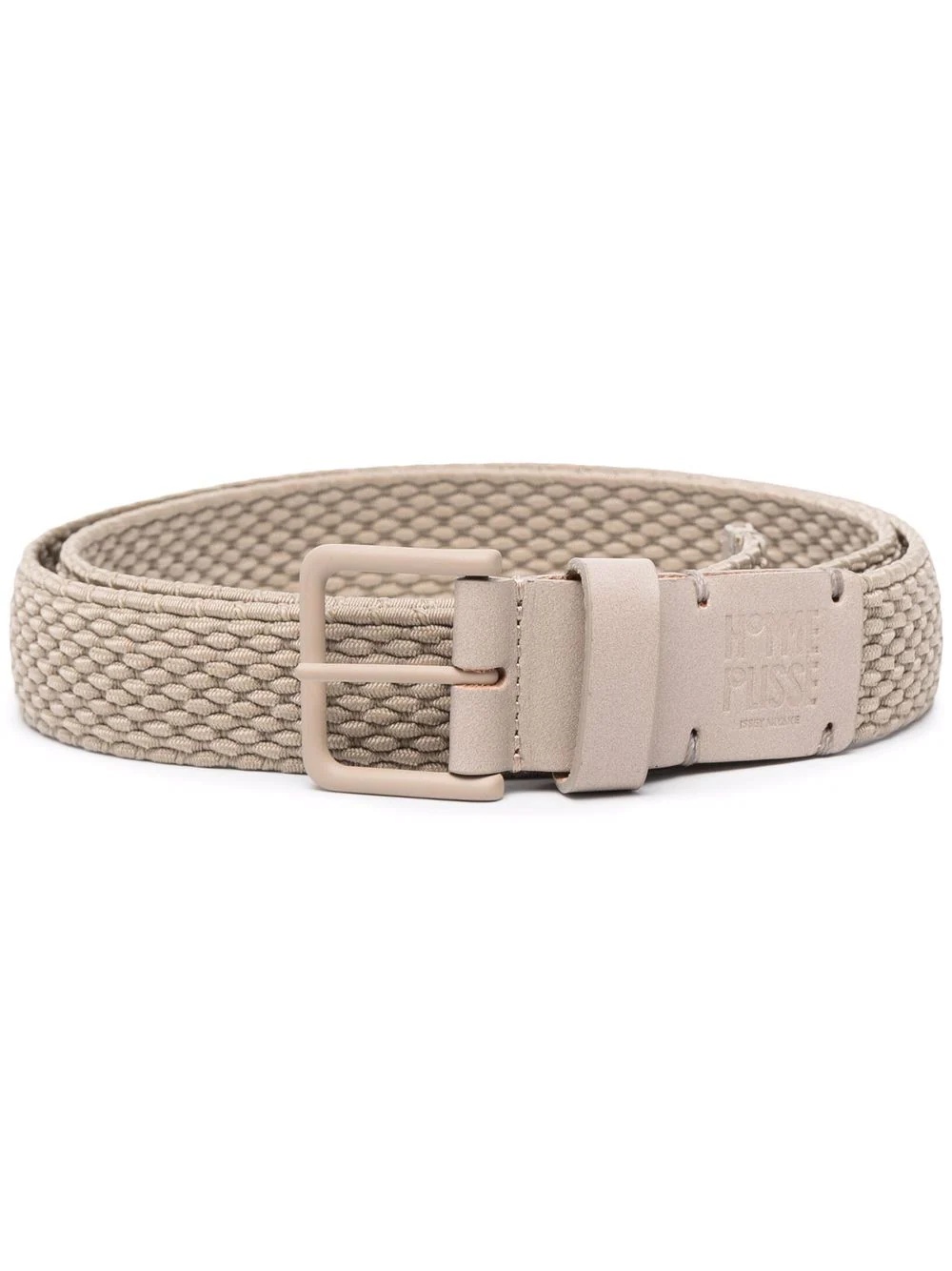 logo-debossed buckle belt - 1