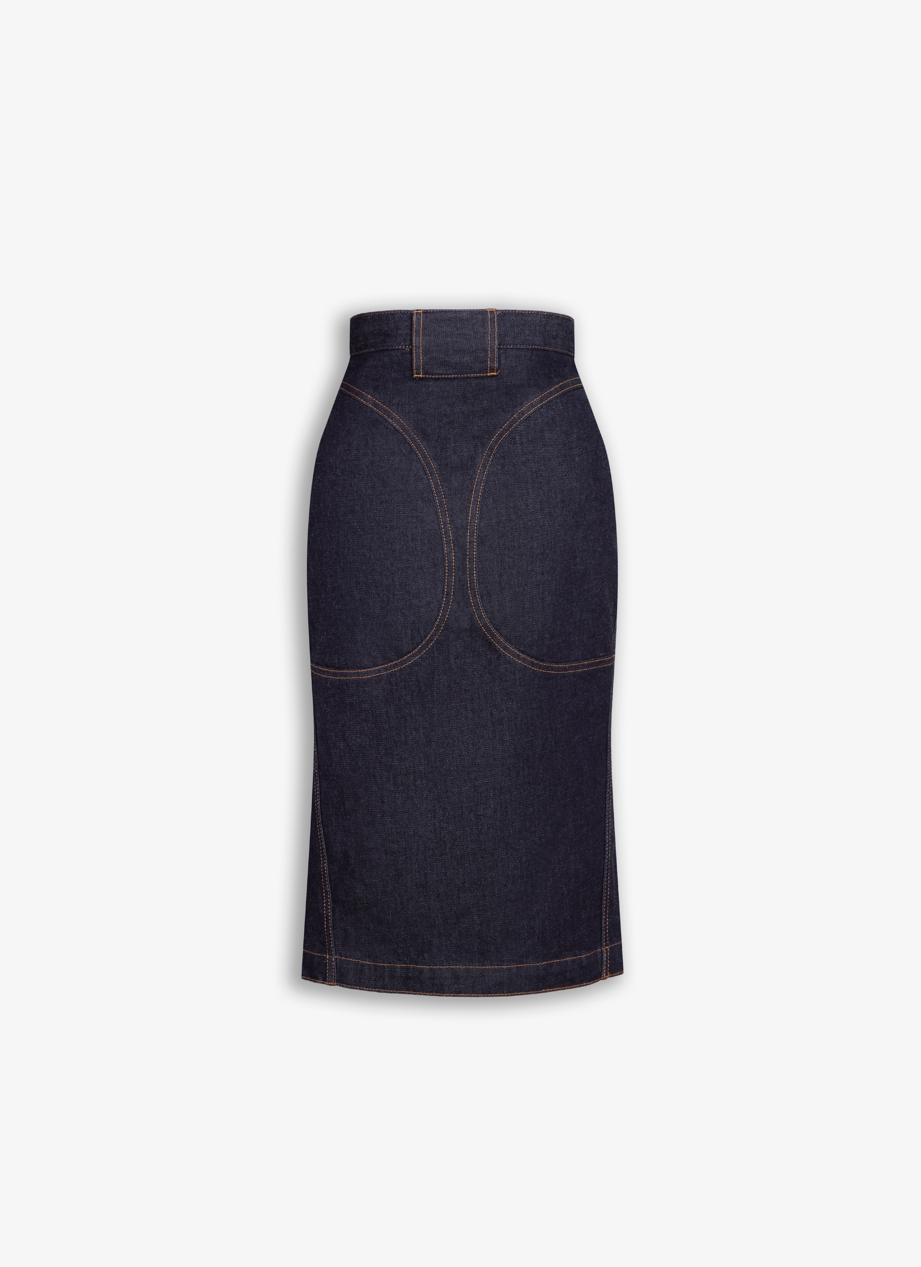 PENCIL DENIM SKIRT - 3